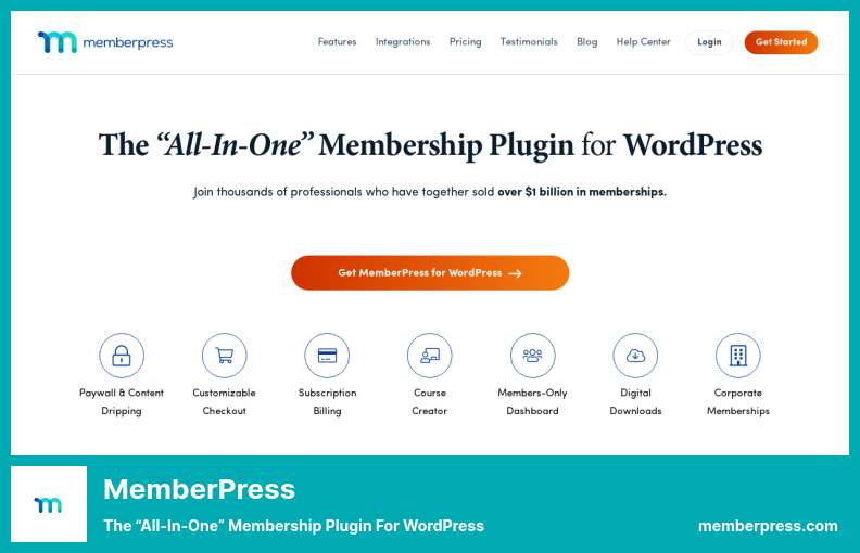 Plugin MemberPress - Le plugin d'adhésion "tout-en-un" pour WordPress