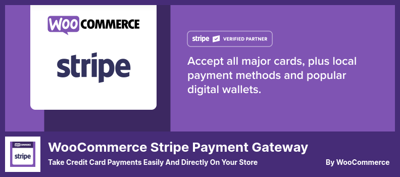 Plugin WooCommerce Stripe Payment Gateway - Acceptez les paiements par carte de crédit facilement et directement sur votre boutique