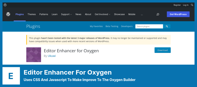 Editor Enhancer for Oxygen Plugin - Utilise CSS et Javascript pour améliorer The Oxygen Builder