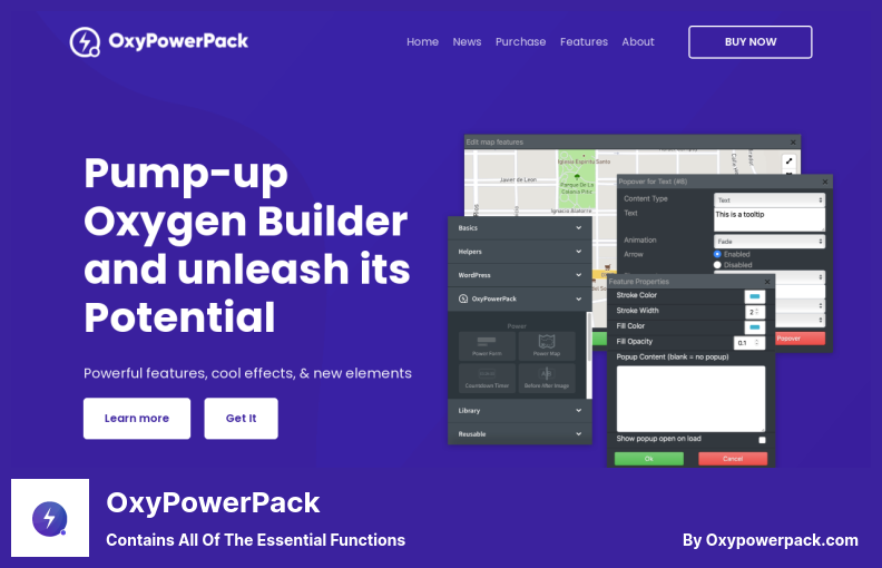 Plugin OxyPowerPack - Contient toutes les fonctions essentielles