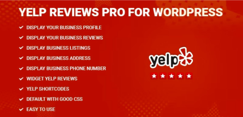 Yelp Reviews Pro for WordPress