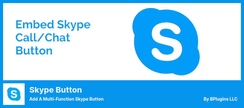 Skype 버튼 플러그인 - 다기능 Skype 버튼 추가