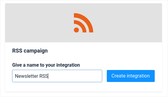 Sendinblue Nouvelle campagne RSS