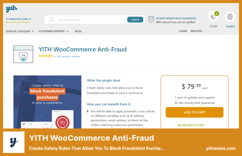 ปลั๊กอินป้องกันการฉ้อโกงของ YITH WooCommerce - สร้างกฎความปลอดภัยที่อนุญาตให้คุณบล็อกการซื้อที่เป็นการฉ้อโกง
