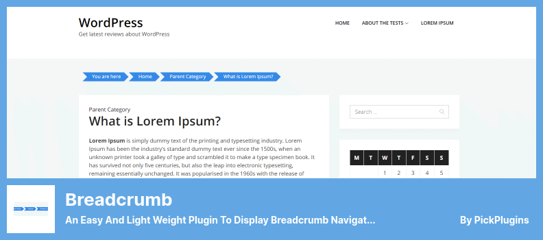 Plugin Breadcrumb - Um Plugin Fácil e Leve para Exibir Navegação Breadcrumb