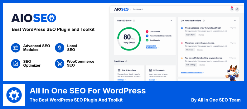 WordPress 플러그인용 올인원 SEO - 최고의 WordPress SEO 플러그인 및 툴킷