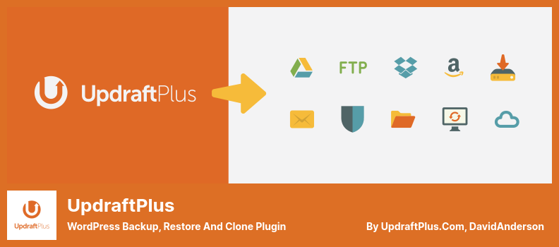 UpdraftPlus 플러그인 - WordPress 백업, 복원 및 복제 플러그인