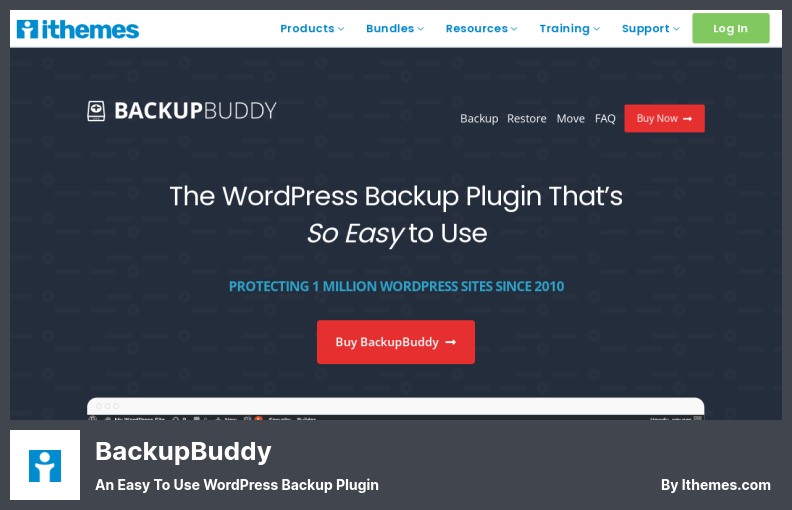 BackupBuddy 플러그인 - 사용하기 쉬운 WordPress 백업 플러그인