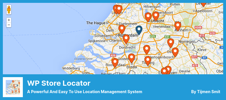 WP Store Locator 플러그인 - 강력하고 사용하기 쉬운 위치 관리 시스템