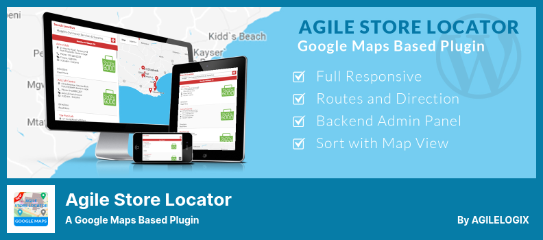 Agile Store Locator 플러그인 - Google 지도 기반 플러그인