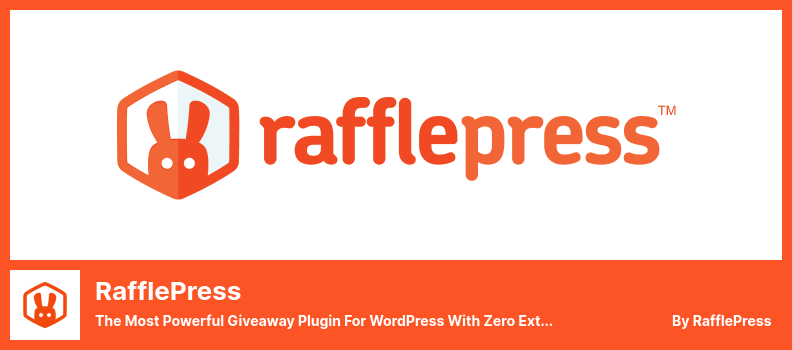 RafflePressプラグイン-追加料金なしでWordPress用の最も強力なプレゼントプラグイン