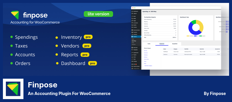 Finpose 插件 - WooCommerce 的會計插件