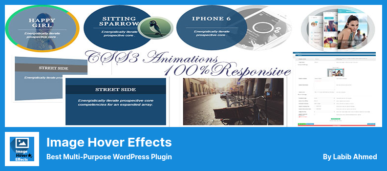 Plugin Image Hover Effects - Meilleur plugin WordPress polyvalent