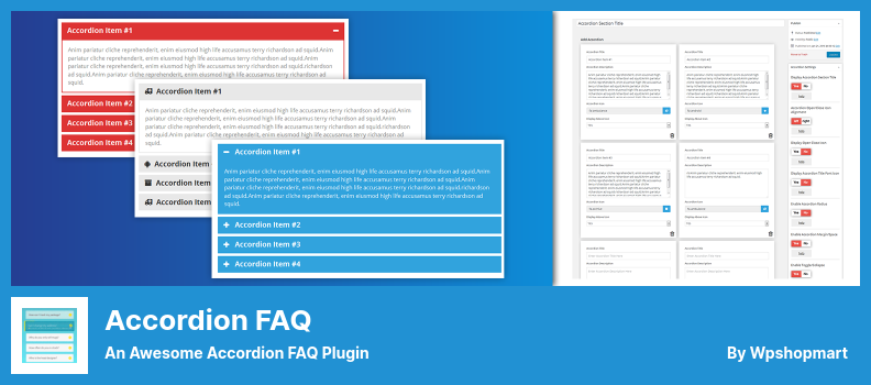 Accordion FAQ 플러그인 - 굉장한 Accordion FAQ 플러그인