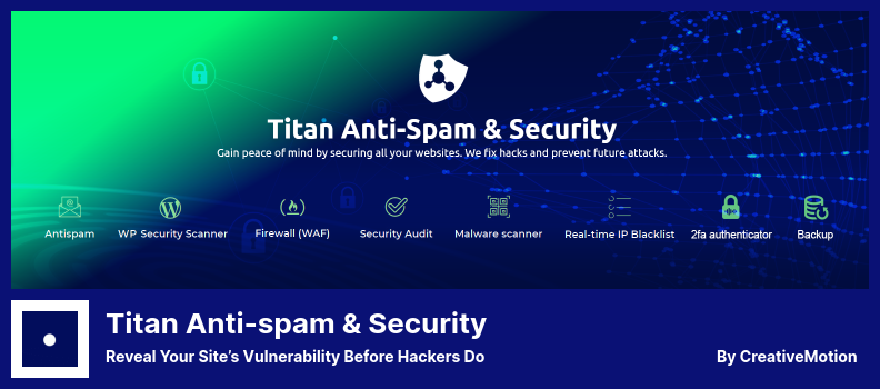 Plugin Titan Anti-spam & Security - Revele a vulnerabilidade do seu site antes que os hackers o façam