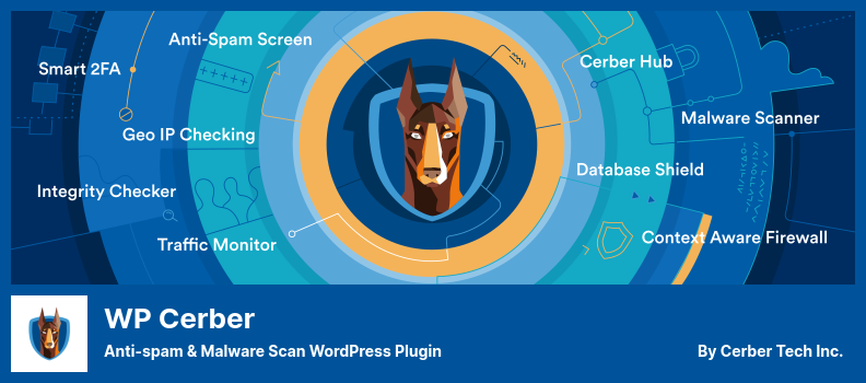 Plugin WP Cerber - Plugin WordPress de verificação anti-spam e malware