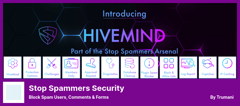 Plugin Keamanan Stop Spammer - Blokir Pengguna Spam, Komentar & Formulir
