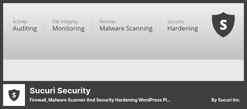 Plugin Sucuri Security - Firewall, Scanner de Malware e Plugin WordPress de Proteção de Segurança