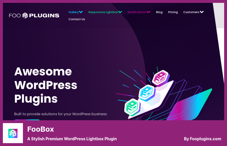 ปลั๊กอิน FooBox - ปลั๊กอินไลท์บ็อกซ์ WordPress ระดับพรีเมียมที่มีสไตล์