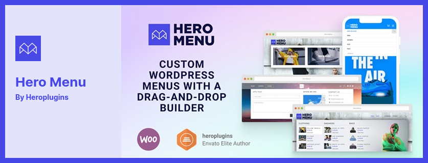 Plugin Hero Menu - Crea in modo semplice e facile un menu WordPress reattivo e professionale