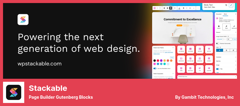 Stackable Plugin - Page Builder Gutenberg Blocks
