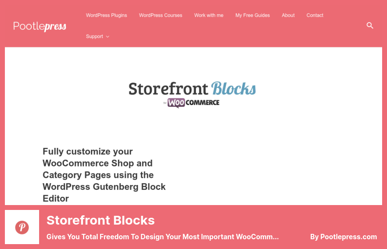 Pluginul Storefront Blocks - Vă oferă libertate totală de a vă crea cele mai importante pagini WooCommerce