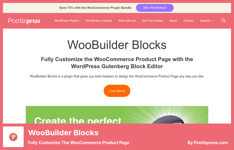 Plugin WooBuilder Blocks - Sesuaikan Sepenuhnya Halaman Produk WooCommerce