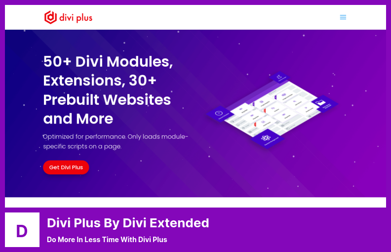 Divi Plus 通过 Divi 扩展插件 - 使用 Divi Plus 在更短的时间内做更多的事情