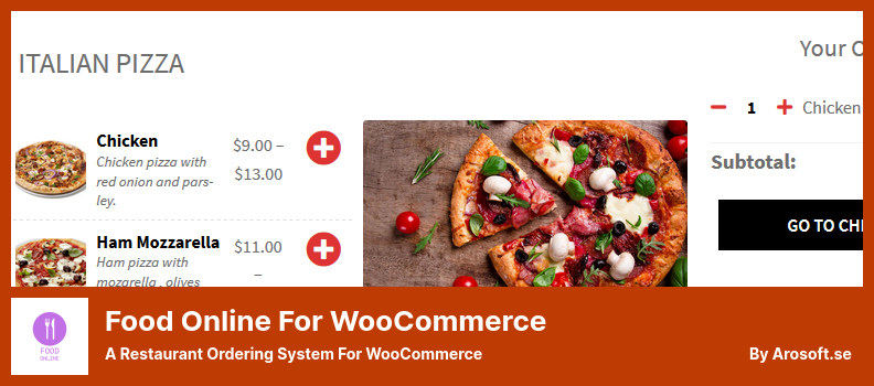 WooCommerce Eklentisi için Çevrimiçi Yemek - WooCommerce İçin Bir Restoran Sipariş Sistemi