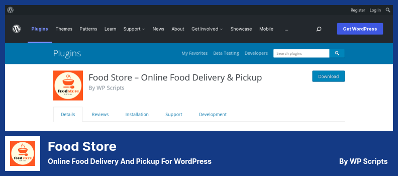 Food Store Plugin - Online-Lieferung und Abholung von Lebensmitteln für WordPress