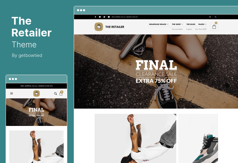 소매업체 테마 - WooCommerce WordPress Classic Shop 테마