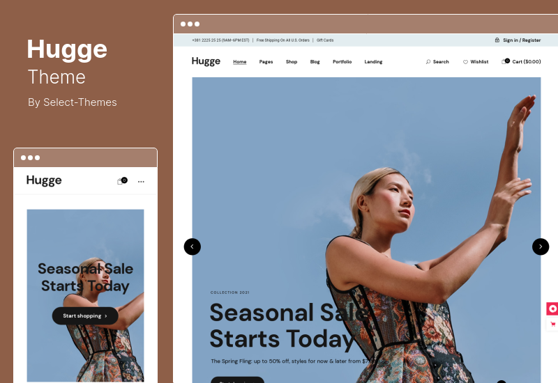 Hugge Theme - Elementor WooCommerce Theme