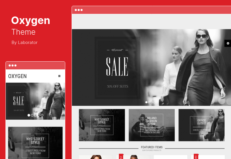Oxygen-Thema – WooCommerce WordPress-Theme