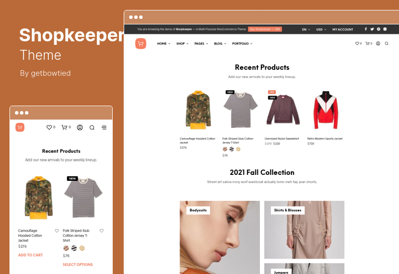 Shopkeeper Theme — премиум тема WordPress для электронной коммерции