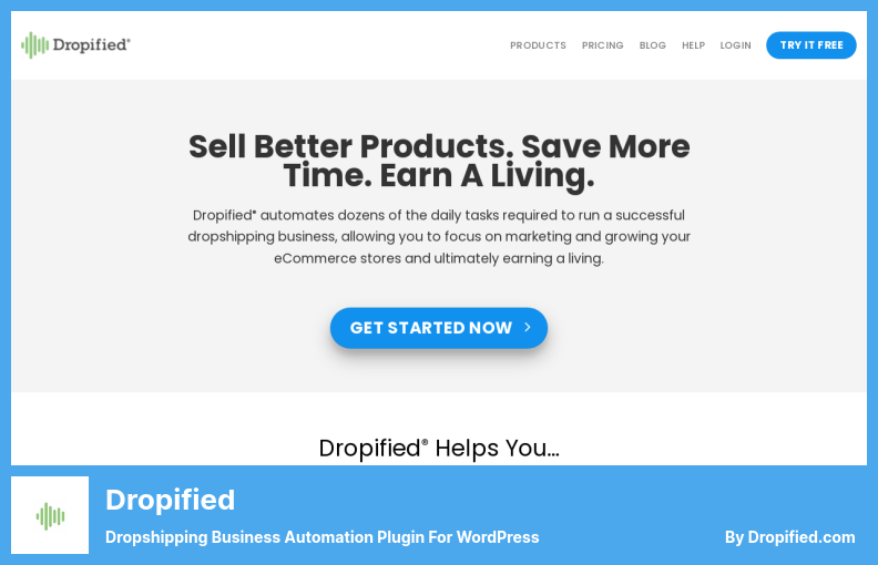 Plugin Dropified - Plugin de automatizare a afacerii Dropshipping pentru WordPress