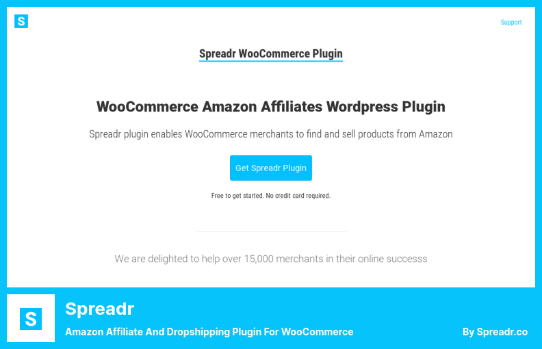 Spreadr Plugin - برنامج تابع لـ Amazon و Dropshipping لـ WooCommerce