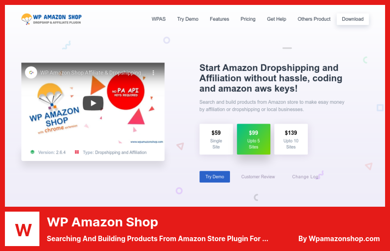 Plugin WP Amazon Shop - Mencari Dan Membangun Produk dari Amazon Store Plugin untuk WordPress