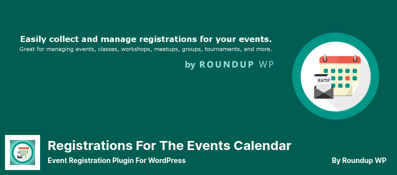 Pendaftaran untuk Plugin Kalender Acara - Plugin Pendaftaran Acara untuk WordPress