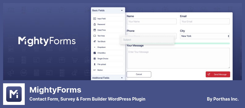 Plugin MightyForms - Plugin Formulir Kontak, Survei & Pembuat Formulir WordPress