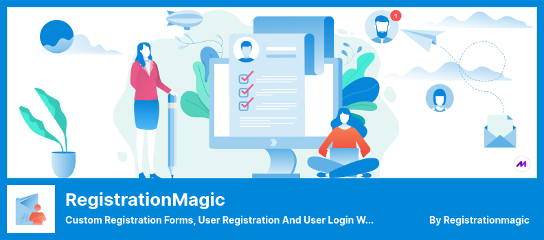 RegistrationMagic Plugin - نماذج التسجيل المخصصة ، تسجيل المستخدم وتسجيل دخول المستخدم WordPress Plugin