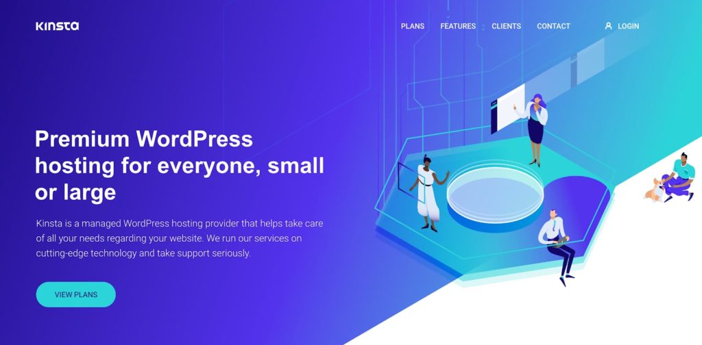 Kinsta Managed WordPress Hosting Plans (and Options) لقطة شاشة