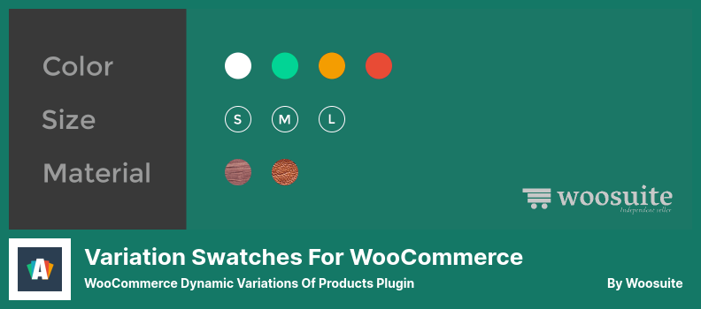 Échantillons de variation pour le plugin WooCommerce - WooCommerce Dynamic Variations Of Products Plugin