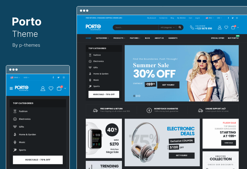 Porto Theme - Mehrzweck-WooCommerce-Theme