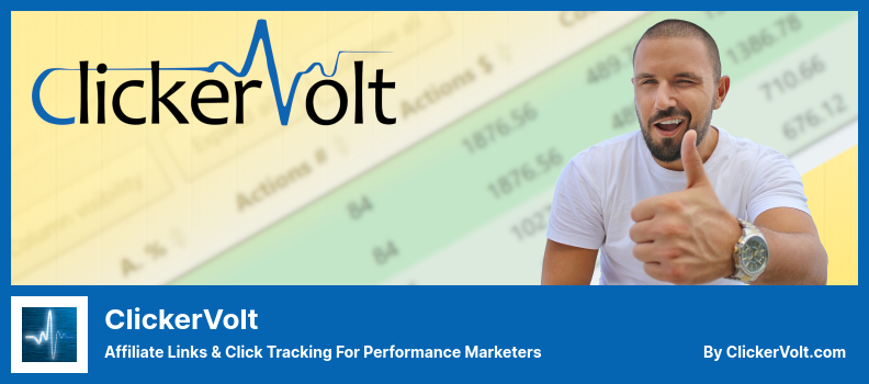 Plugin ClickerVolt - Liens d'affiliation et suivi des clics pour les spécialistes du marketing de performance