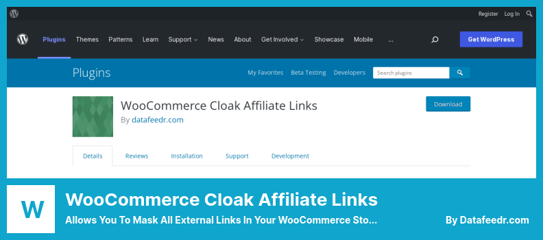 WooCommerce Cloak Affiliate Links Plugin: le permite enmascarar todos los enlaces externos en su tienda WooCommerce