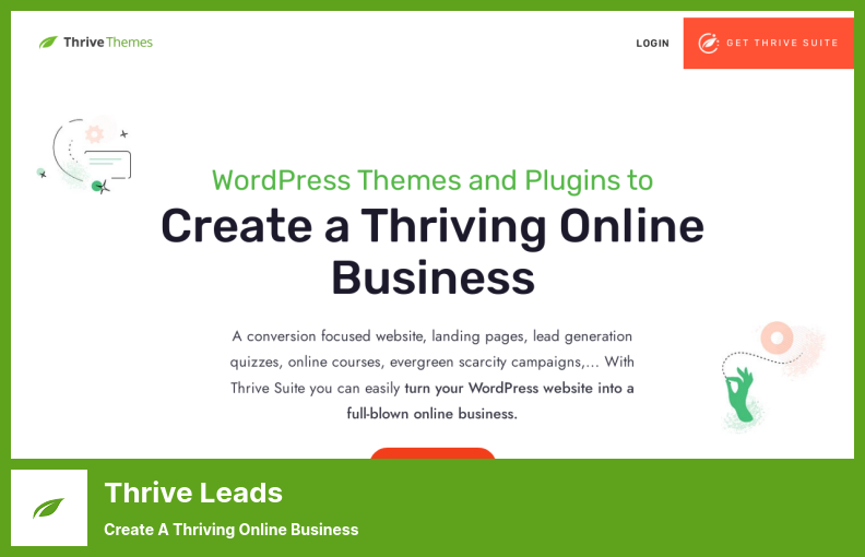 Plugin Thrive Leads - Crie um negócio online próspero