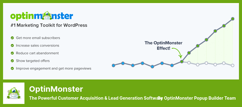 Plugin OptinMonster - Le puissant logiciel d'acquisition de clients et de génération de leads