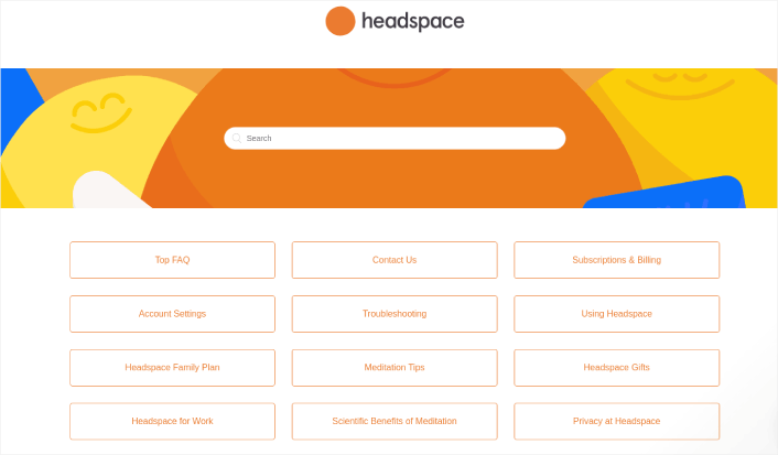 Headspace أفضل صفحات الأسئلة الشائعة