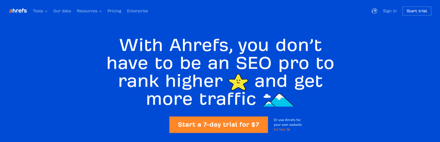 Ahrefs WordPress SEO Tool