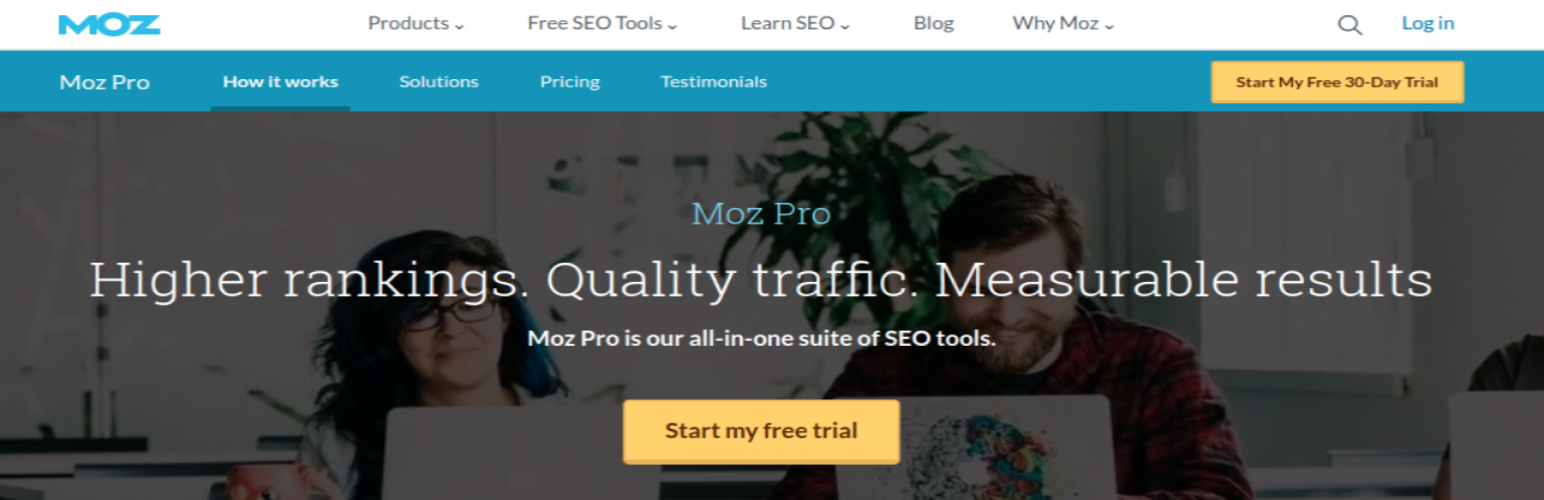 أدوات Moz Pro SEO